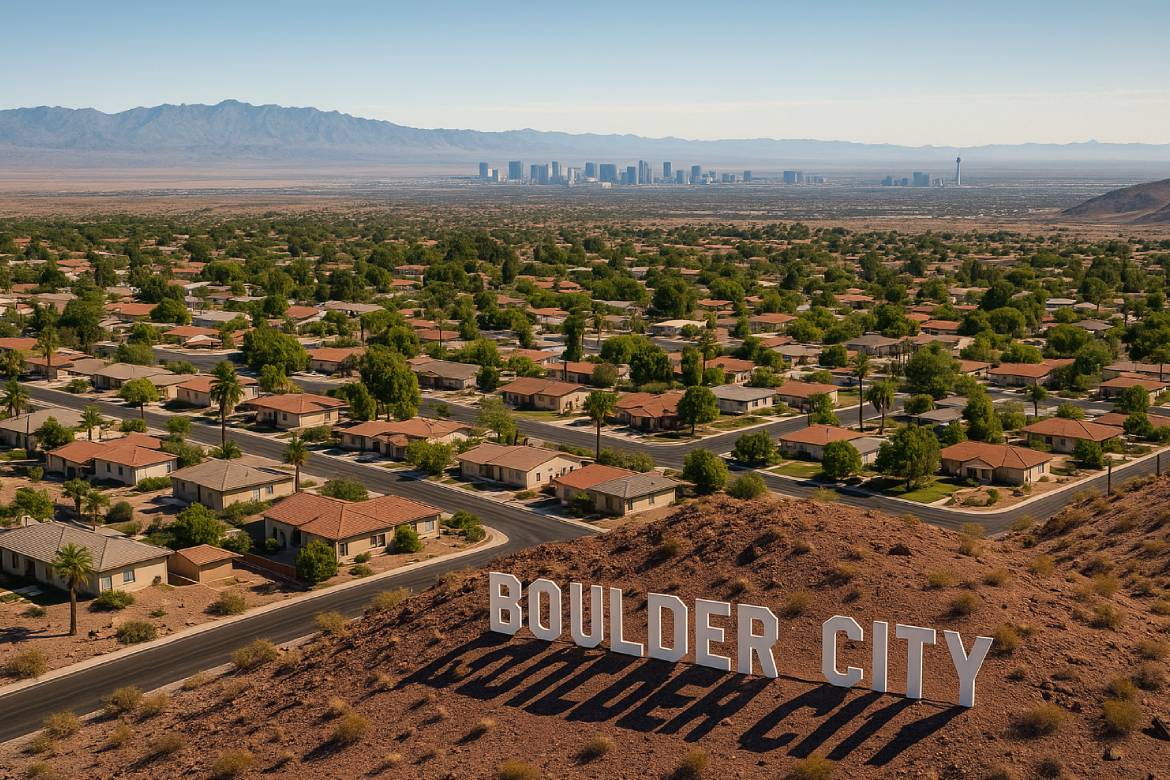 Tow truck providing towing services in Boulder City, NV