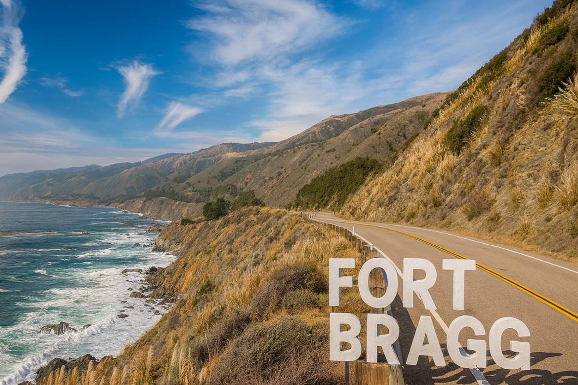 Tow truck providing towing services in Fort Bragg, CA