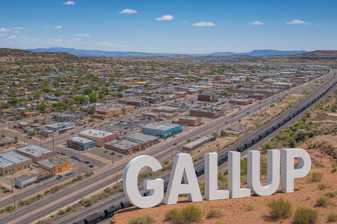Tow truck providing towing services in Gallup, NM