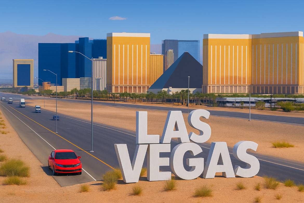 Tow truck providing towing services in Las Vegas, NV