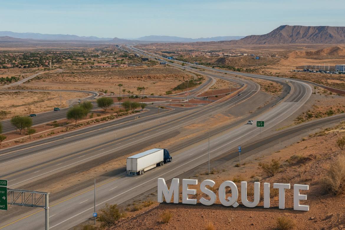 Tow truck providing towing services in Mesquite, NV
