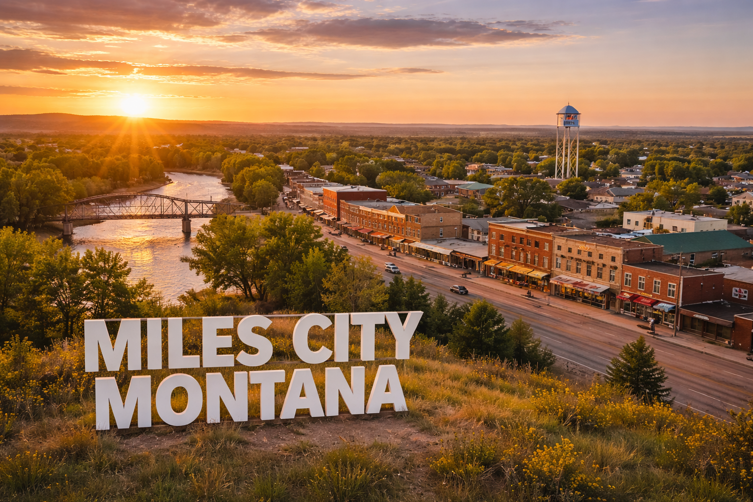 Tow truck providing towing services in Miles City, MT